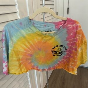 Boys Lie Tie-Dye Crop Top